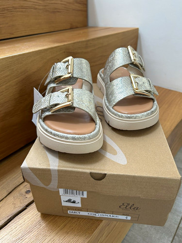 Ella darcy gold - gold, snakeskin