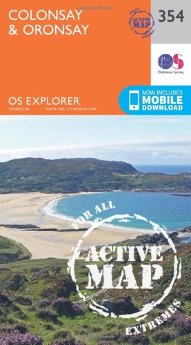 Colonsay amp oronsay map - oronsay,