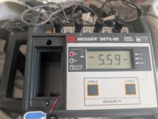 AVO Megger DET5/4D Earth Tester Used To Include Leads And Crocodile Clips