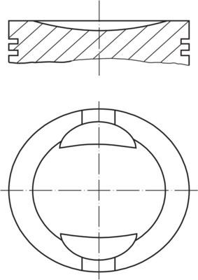 Piston mahle 009 00 - 009,