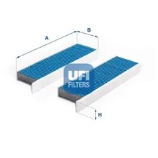Cabin filter with