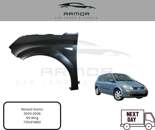 Renault scenic front wing - scenic, lh