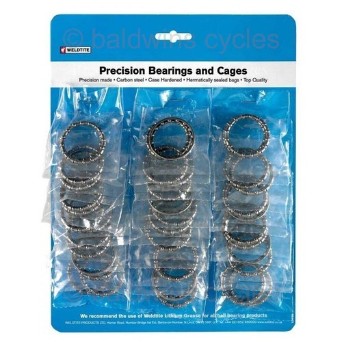 Caged bike ball - bearings,