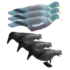 3X DECOY CROW 3X DECOY PIGEON