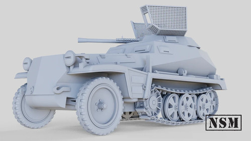 Wwii german sdkfz - 250/9, model