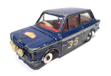 Vintage 1960s Dinky 1:43 Hillman Imp Race Rally Car For Restoration