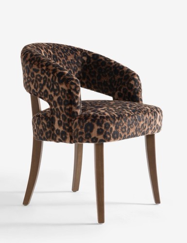 Remi leopard print faux - remi, fur