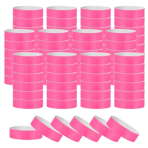 500 pack paper wristbands - 500,