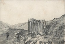 ABBEY IN MOUNTAIN & LAKE