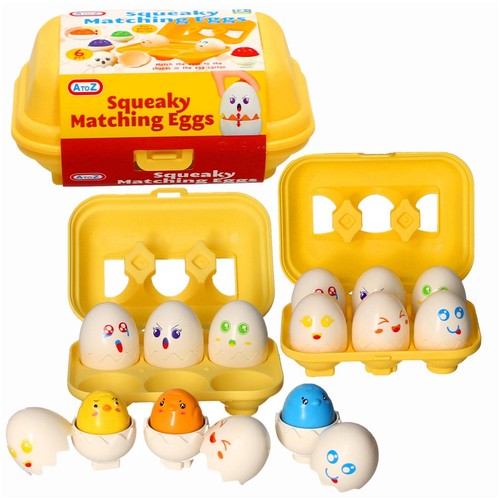 Kids squeaky matching eggs - squeaky,