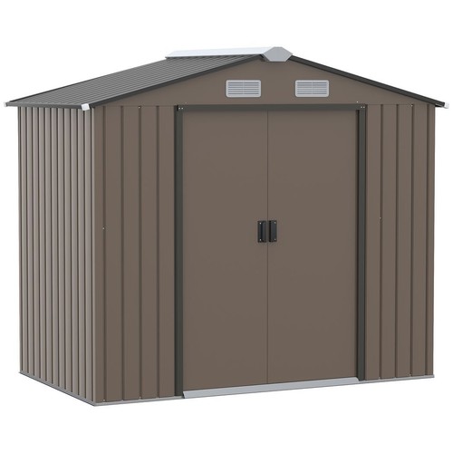 Secure metal garden - garden, shed