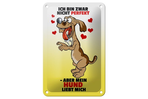 Metal sign saying 12x18cm not