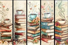 Tea and Coffee Bookmarks Book