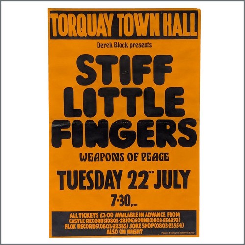 Stiff little fingers - fingers, torquay