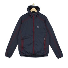 Rab Ps Hoodie Mens Size XL Grey Full Zip Outdoor Hiking