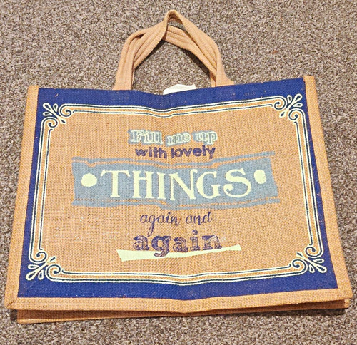 Tesco jute reusable tote - tote, bag