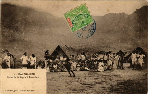 Cpa danse sagaie a - danse,
