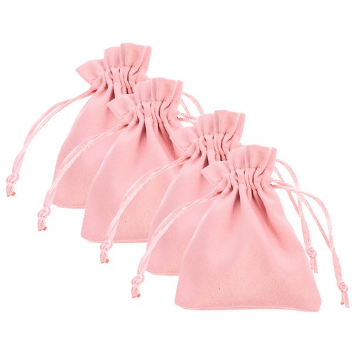 Pink flannel drawstring - flannel,