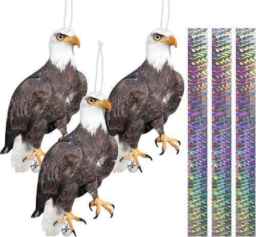 3pcs hawk bird scarer set - 3pcs,