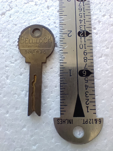 Bell lock key - bell,