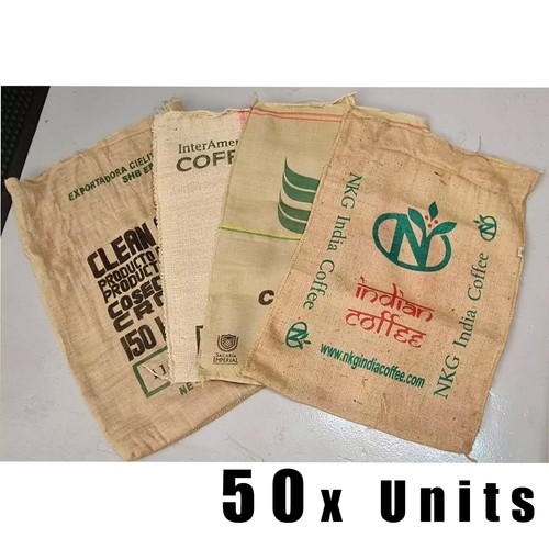 Empty jute coffee sacks - empty,