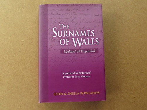 The surnames wales - the, of
