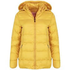 New Womens Ladies Quilted Padded Bubble Hooded Warm Puffer Jacket *MANY COLOURS*