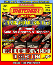 Lesney & Matchbox Toy Spare Parts For Repairs +More (Select Item) DAMAGED ITEMS