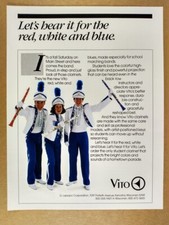1986 Vito Red White & Blue Student Clarinets vintage print Ad