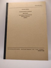 1988 HMMWV US Army M998 Series Humvee TM 55-2320-280-14 Usaf Book