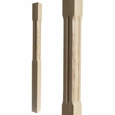 Staircase Newel Post Chamfered