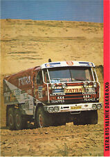 TATRA 815 VALNIK DAKAR 4x4, Brochure 6 Pages, 1990 - Paris Dakar Rally Truck!
