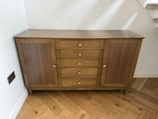 Dark Oak Sideboard Cabinet with Drawers & Cupboards