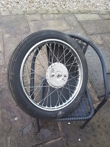 Bsa bantam d14 front wheel - d7,