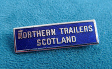 Vintage NORTHERN TRAILERS SCOTLAND Lorry Truck  enamel badge