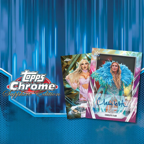 2026 topps chrome wwe sapphire - 2026,