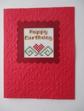 Handmade Greeting Card Cross