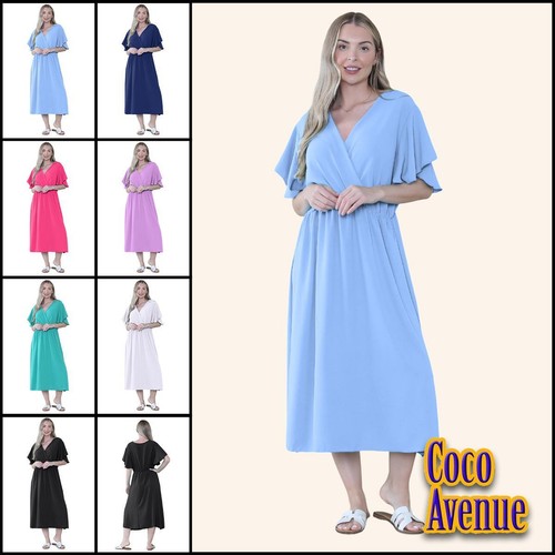 Ladies italian wrapover dress - wrapover,