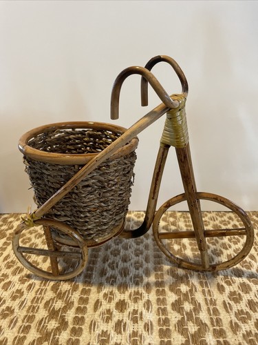 Vintage bamboo bike tricycle - bamboo,