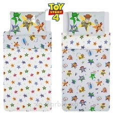 Disney Pixar Toy Story 4 Easy Care Reversible Duvet Set_ Size Single 