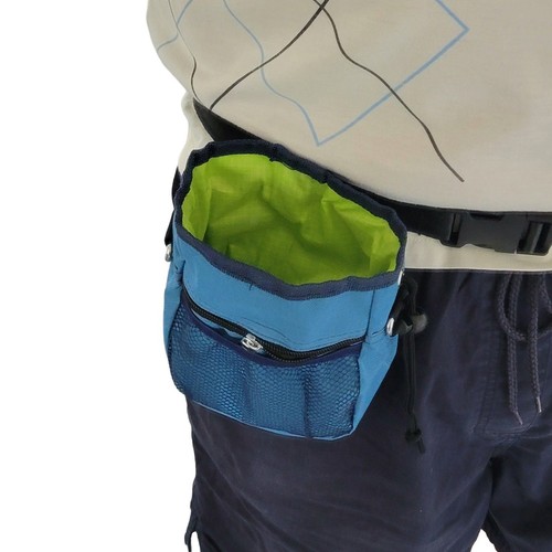 Dog treats bag blue - in, carry