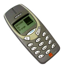 Vintage Retro Nokia 3310 Mobile Phone - Grey (Unlocked)