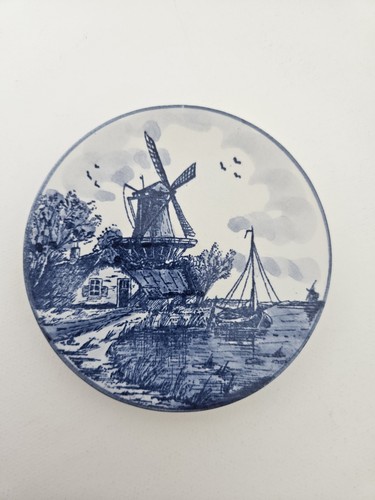 Vintage delfts blauw - blauw, holland