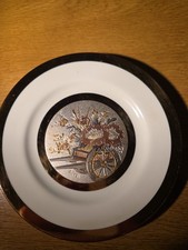 The Art of Chokin 6 Inch Plate by Yoshinobu Hara Limited Edition Japan 24KT Gold