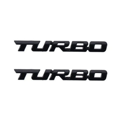 2pcs turbo logo metal - 2pcs,