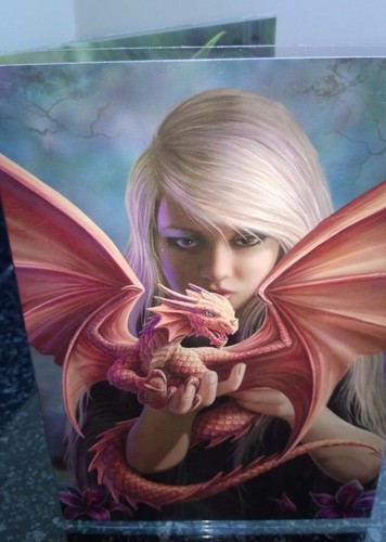 Anne stokes greetings card - greetings,