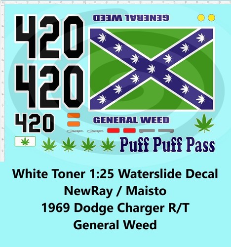 White toner waterslide - toner, 1:25