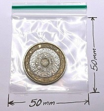 100 Resealable Zip Bags Clear