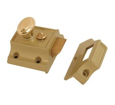 Traditional Nightlatch Narrow Style Front Door Lock Night Latch Rim Latch