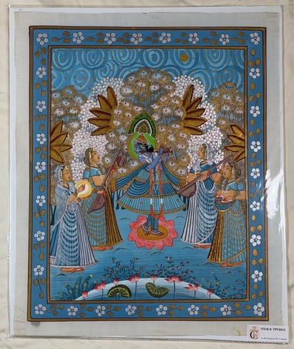 Handmade miniature krishna - miniature,